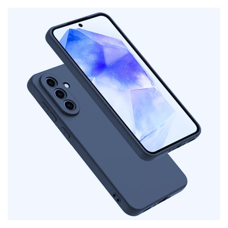 Силиконов кейс iPaky матиран, За Samsung Galaxy A36, Тъмносин
