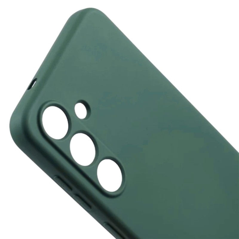 Силиконов кейс iPaky матиран, За Samsung Galaxy A36, Тъмнозелен