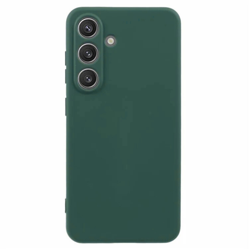 Силиконов кейс iPaky матиран, За Samsung Galaxy A56, Тъмнозелен