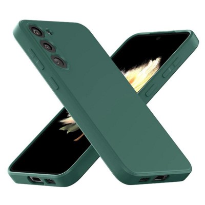 Силиконов кейс iPaky матиран, За Samsung Galaxy S24 FE, Тъмнозелен