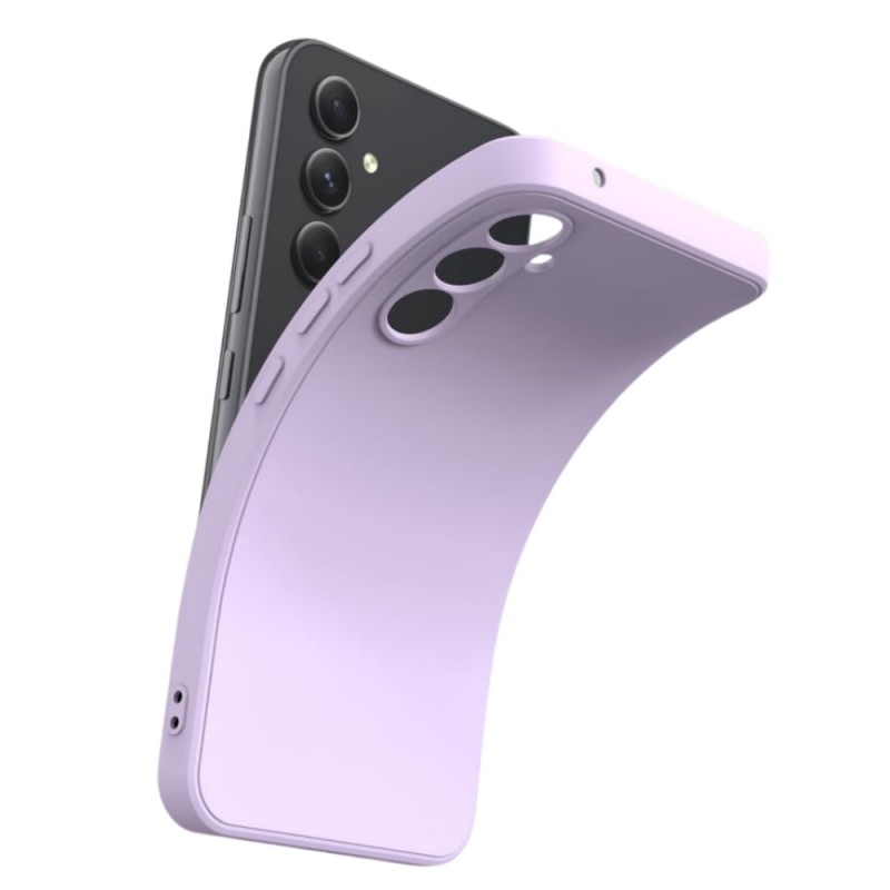 Силиконов кейс iPaky матиран, За Samsung Galaxy S24 (S921B), Лилав