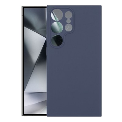 Силиконов кейс iPaky матиран, За Samsung Galaxy S24 Ultra (S928B), Тъмносин