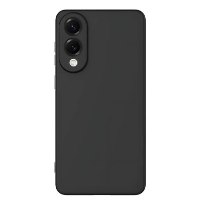 Силиконов кейс iPaky матиран, За Samsung Galaxy S25 Edge, Черен