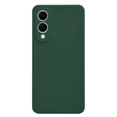 Силиконов кейс iPaky матиран, За Samsung Galaxy S25 Edge, Тъмнозелен