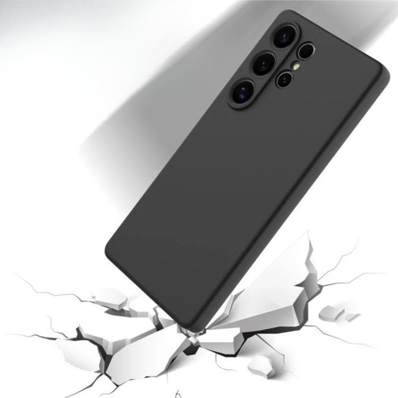 Силиконов кейс iPaky матиран, За Samsung Galaxy S25 Ultra, Черен