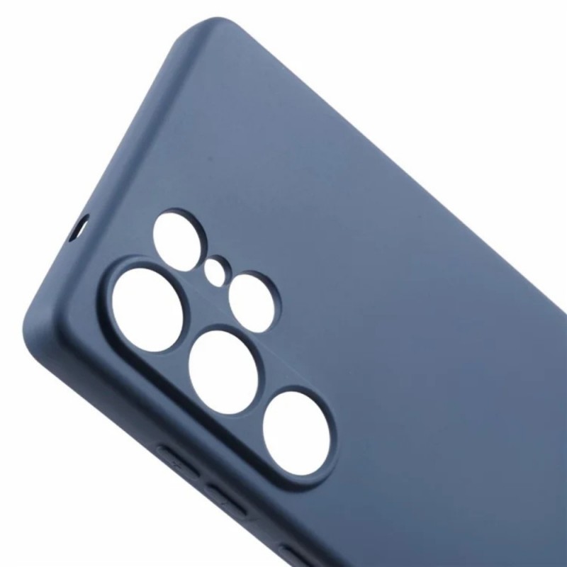 Силиконов кейс iPaky матиран, За Samsung Galaxy S25 Ultra, Тъмносин