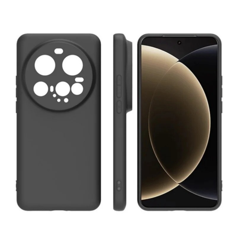 Силиконов кейс iPaky матиран, За Xiaomi 15 Ultra, Черен