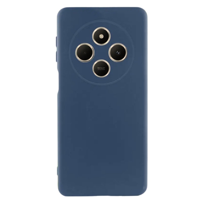 Силиконов кейс iPaky матиран, За Xiaomi Redmi 14C, Тъмносин