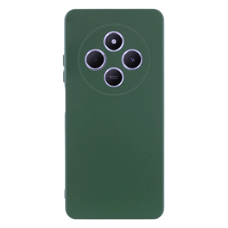 Силиконов кейс iPaky матиран, За Xiaomi Redmi 14C, Тъмнозелен