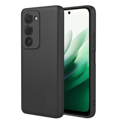 Силиконов кейс iPaky матиран, За Xiaomi Redmi 15, Черен