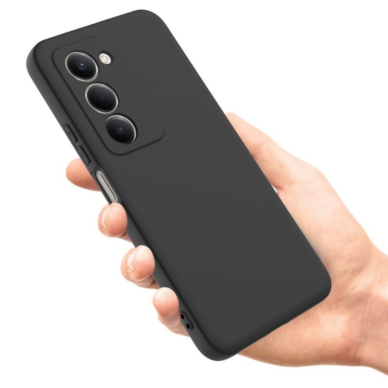 Силиконов кейс iPaky матиран, За Xiaomi Redmi 15, Черен