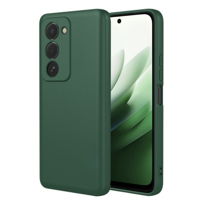 Силиконов кейс iPaky матиран, За Xiaomi Redmi 15, Тъмнозелен