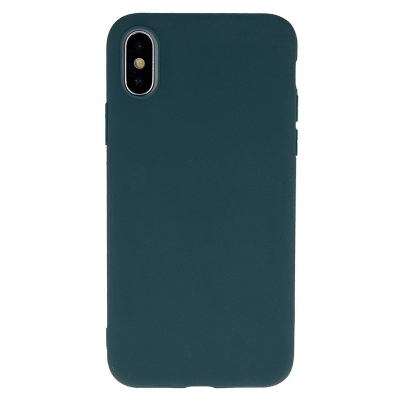 Силиконов кейс iPaky матиран, За Xiaomi Redmi 9A/9AT/9i, Тъмнозелен