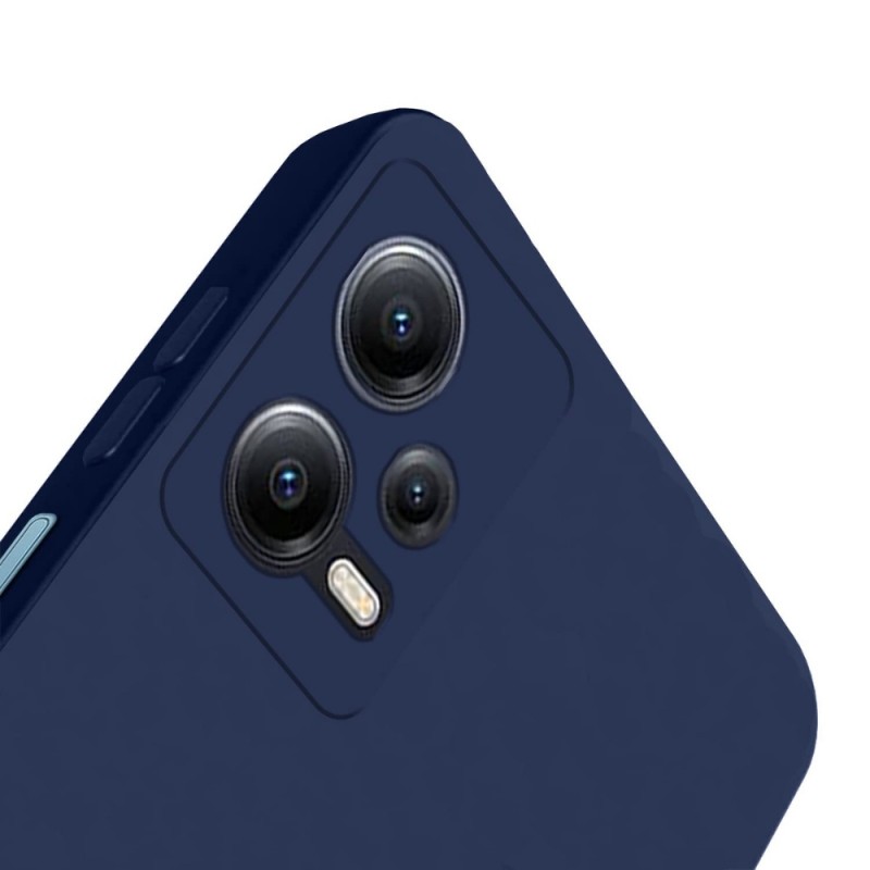 Силиконов кейс iPaky матиран, За Xiaomi Redmi Note 12 5G/Poco X5, Тъмносин