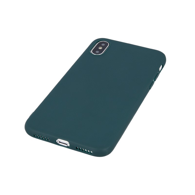 Силиконов кейс iPaky матиран, За Xiaomi Redmi Note 12 5G/Poco X5, Тъмнозелен