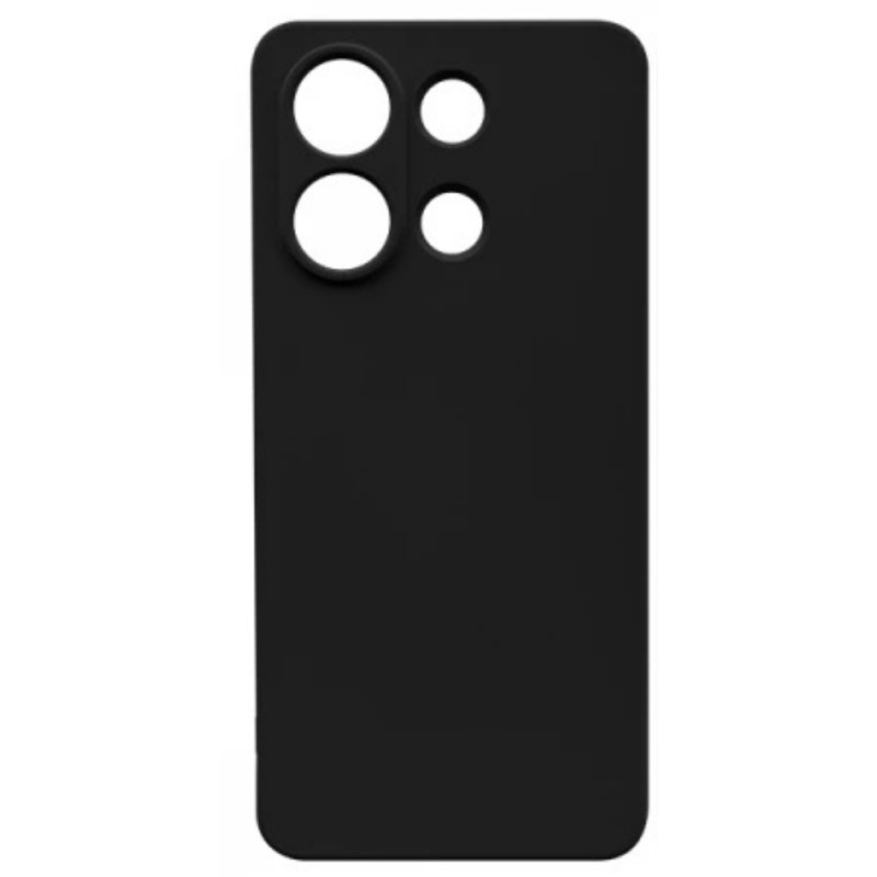 Силиконов кейс iPaky матиран, За Xiaomi Redmi Note 13 4G, Черен