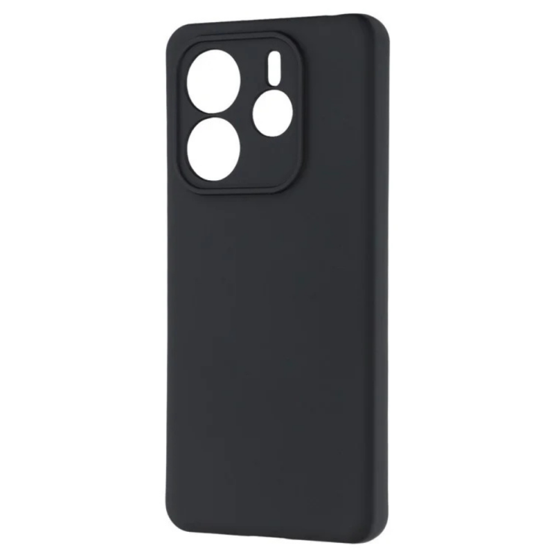 Силиконов кейс iPaky матиран, За Xiaomi Redmi Note 14, Черен