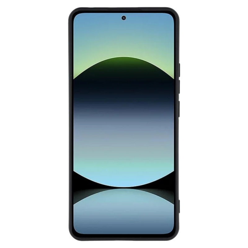 Силиконов кейс iPaky матиран, За Xiaomi Redmi Note 14, Черен