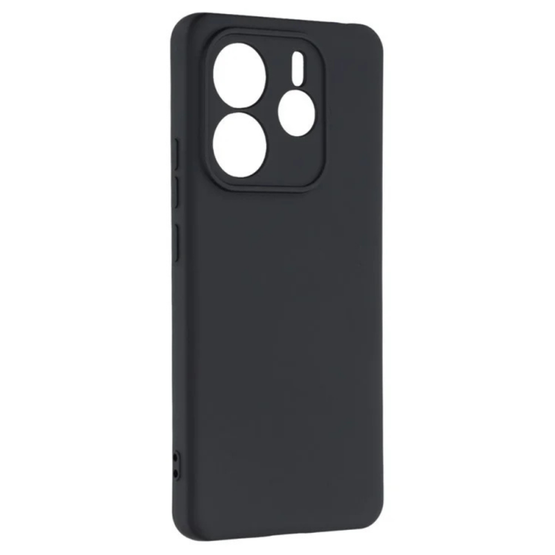 Силиконов кейс iPaky матиран, За Xiaomi Redmi Note 14, Черен