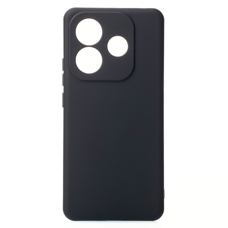 Силиконов кейс iPaky матиран, За Xiaomi Redmi Note 14, Черен