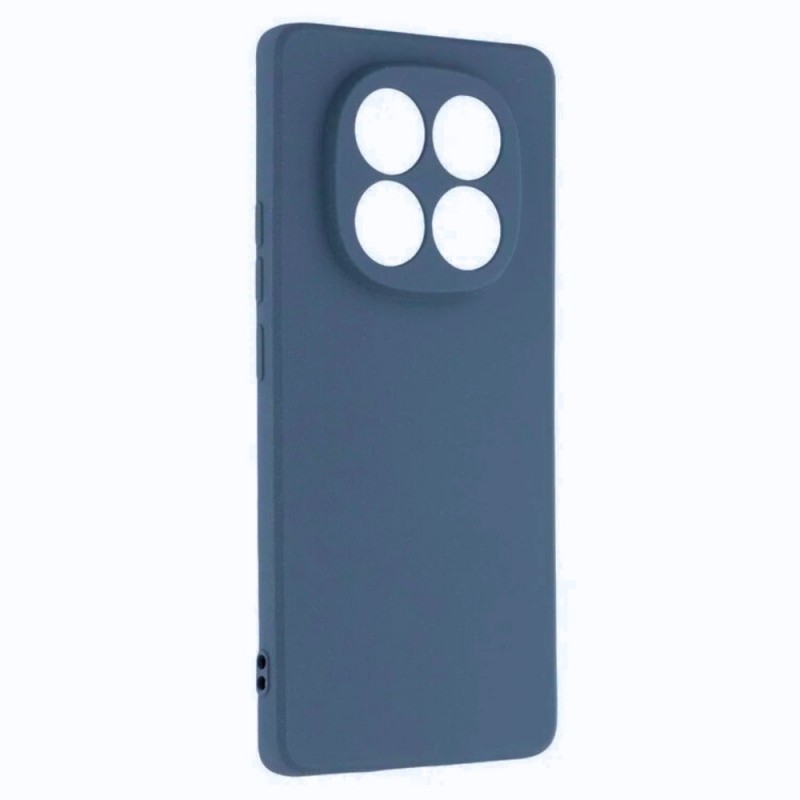 Силиконов кейс iPaky матиран, За Xiaomi Redmi Note 14 Pro 4G, Тъмносин