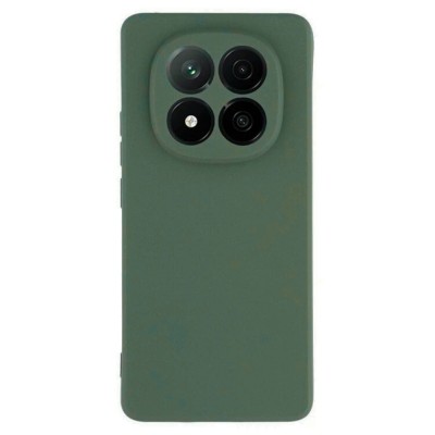 Силиконов кейс iPaky матиран, За Xiaomi Redmi Note 14 Pro 4G, Тъмнозелен