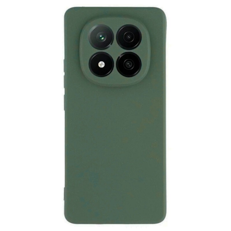 Силиконов кейс iPaky матиран, За Xiaomi Redmi Note 14 Pro 4G, Тъмнозелен