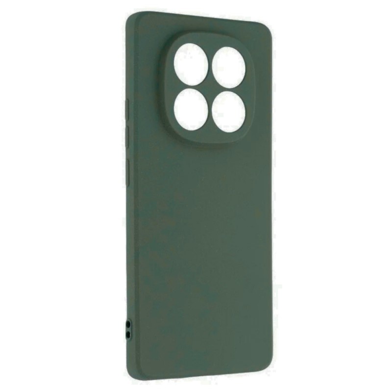 Силиконов кейс iPaky матиран, За Xiaomi Redmi Note 14 Pro 4G, Тъмнозелен