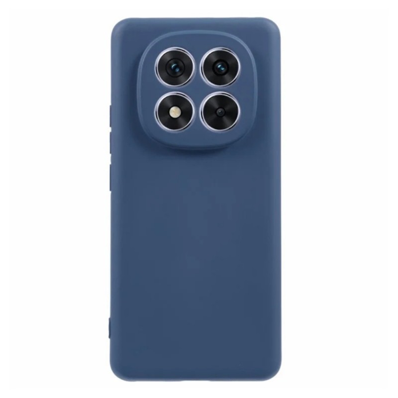 Силиконов кейс iPaky матиран, За Xiaomi Redmi Note 14 Pro+, Тъмносин
