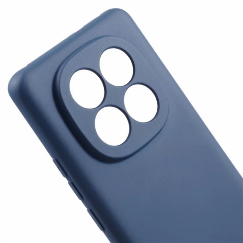 Силиконов кейс iPaky матиран, За Xiaomi Redmi Note 14 Pro+, Тъмносин