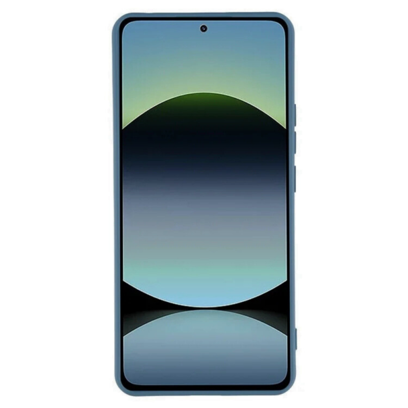 Силиконов кейс iPaky матиран, За Xiaomi Redmi Note 14, Тъмносин
