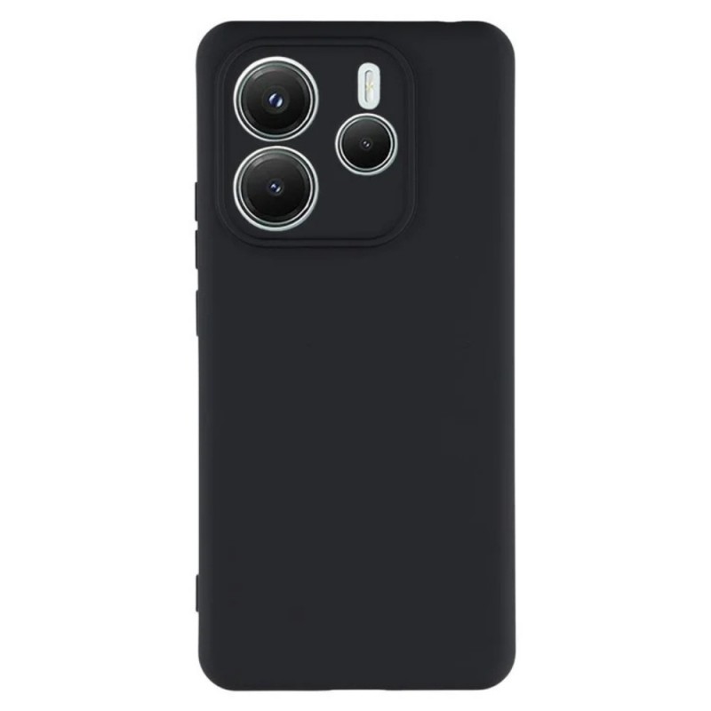 Силиконов кейс iPaky матиран, За Xiaomi Redmi Note 15 5G, Черен