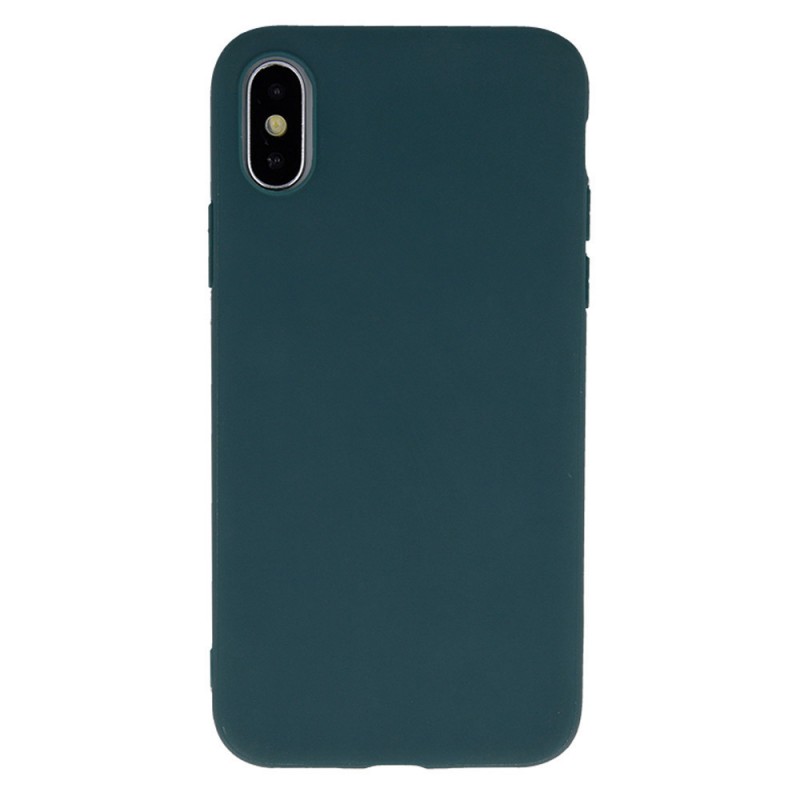 Силиконов кейс iPaky матиран, За Xiaomi Redmi Note 8 Pro, Тъмнозелен