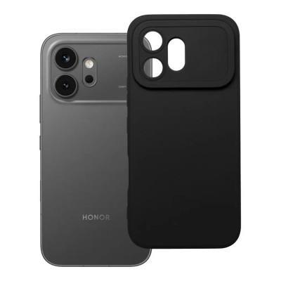 Силиконов кейс iPaky Solid матиран, За Honor 600, Черен