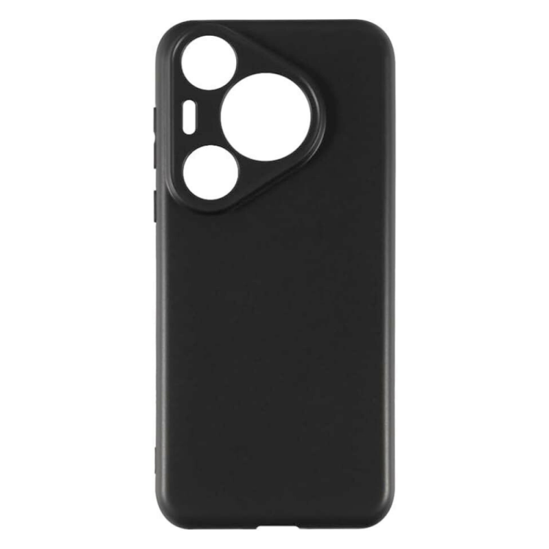 Силиконов кейс iPaky Solid матиран, За Huawei Pura 70, Черен