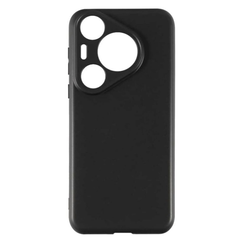 Силиконов кейс  iPaky Solid матиран, За Huawei Pura 70 Pro, Черен