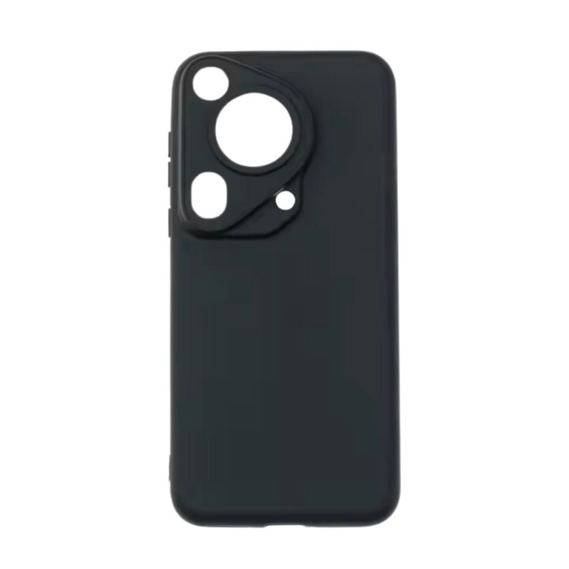 Силиконов кейс iPaky Solid матиран, За Huawei Pura 70 Ultra, Черен