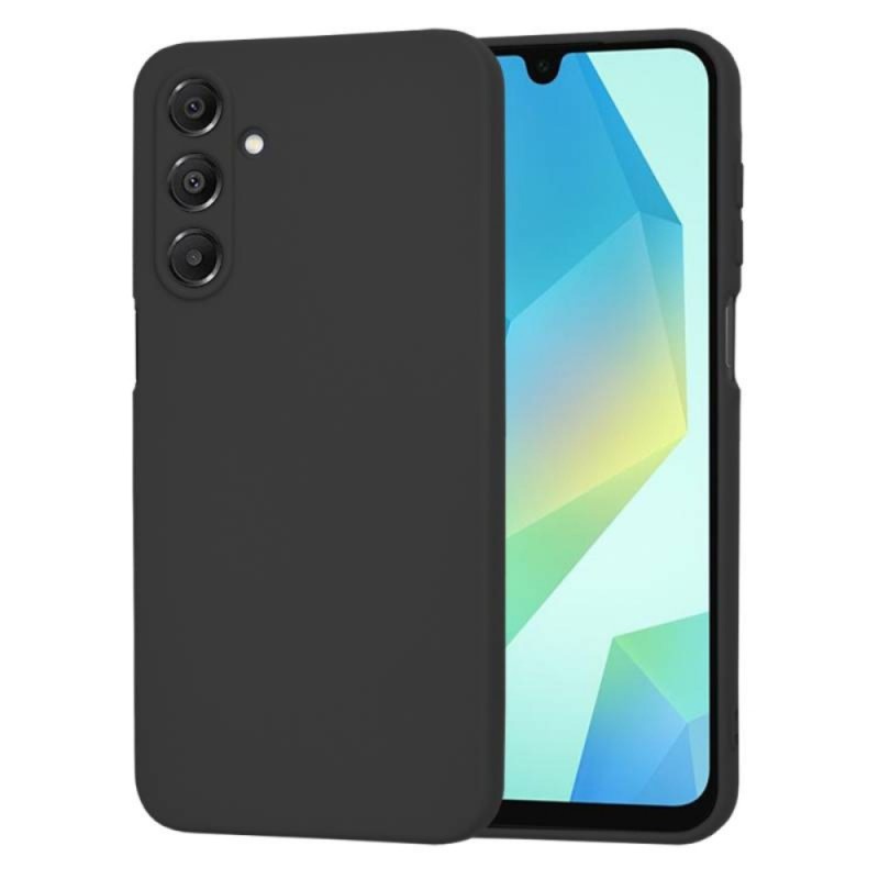 Силиконов кейс iPaky Solid матиран, За Samsung Galaxy A16, Черен