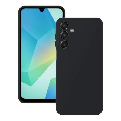 Силиконов кейс iPaky Solid матиран, За Samsung Galaxy S24 FE, Черен