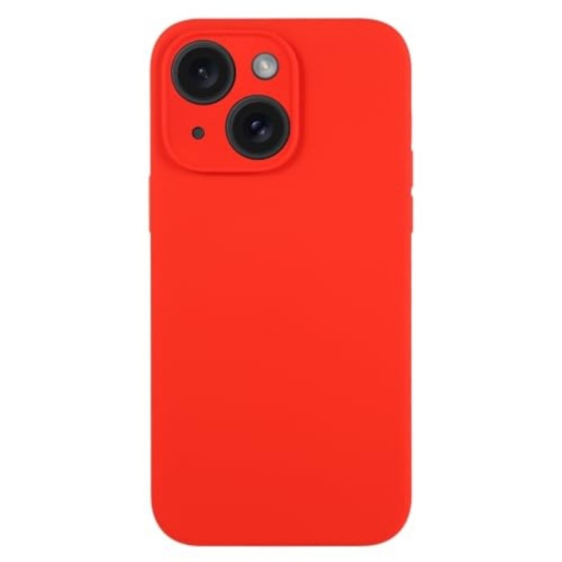 Силиконов кейс iSili Case за iPhone 15 Plus (6.7), Червен