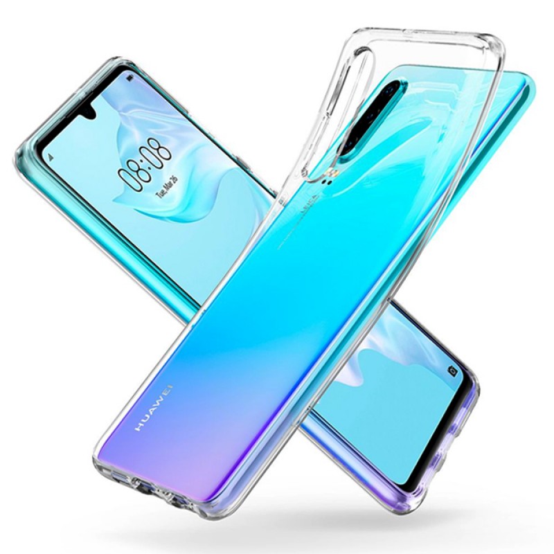 Силиконов кейс MBX 1.8-2mm, За Huawei P30 Lite, Прозрачен