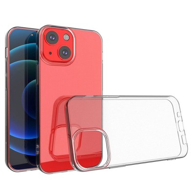 Силиконов кейс MBX 1.8-2mm, За iPhone 13 Mini (5.4), Прозрачен
