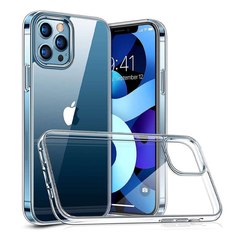 Силиконов кейс MBX 1.8-2mm, За iPhone 13 Pro (6.1), Прозрачен