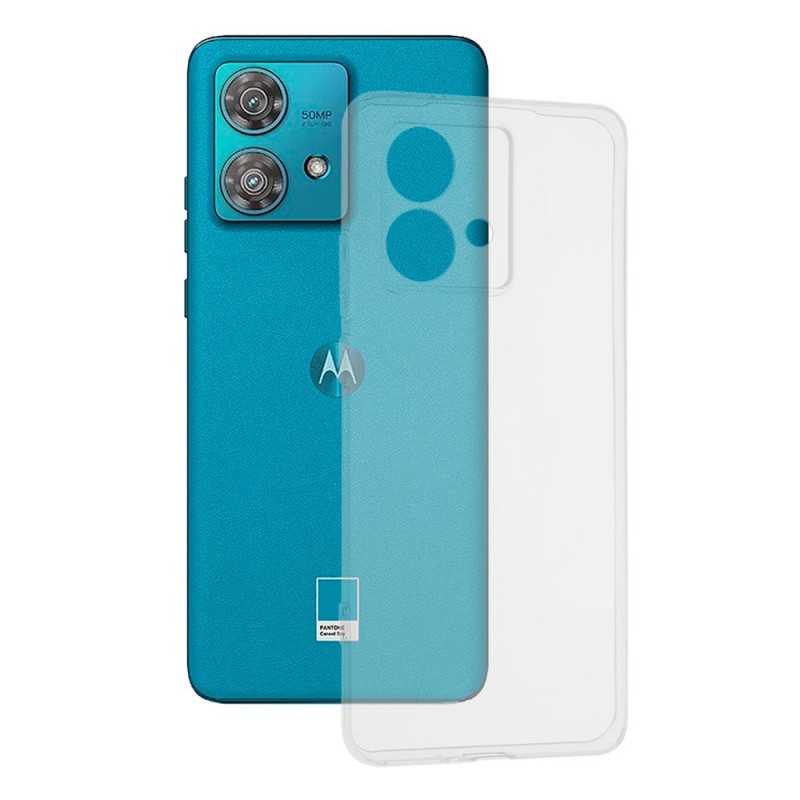 Силиконов кейс MBX 1.8-2mm, За Motorola Edge 40 Neo, Прозрачен