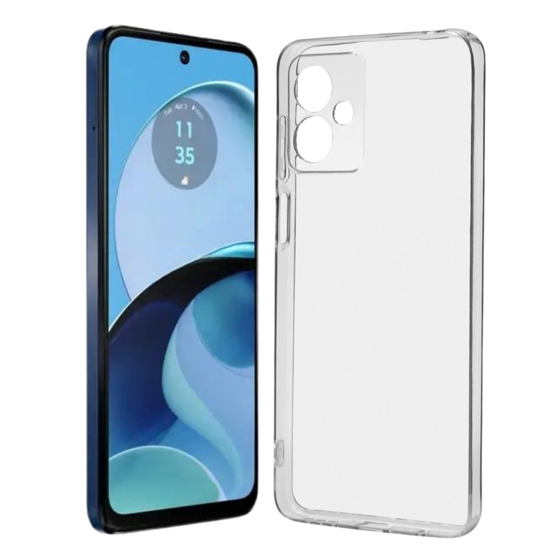 Силиконов кейс MBX 1.8-2mm, За Motorola Moto G14, Прозрачен