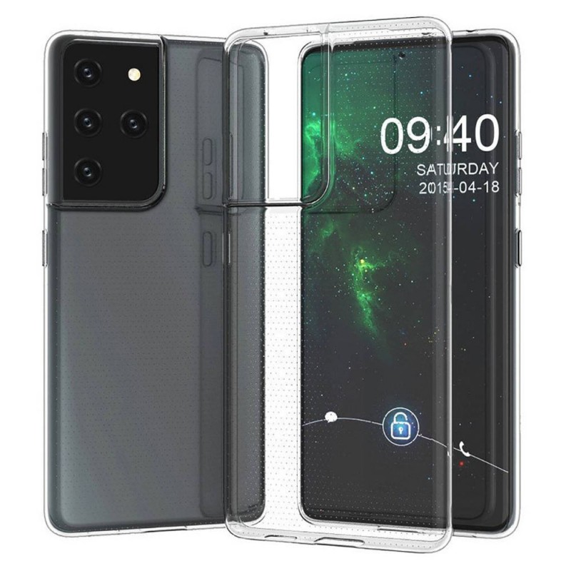 Силиконов кейс MBX 1.8-2mm, За Samsung Galaxy S21 (G991B), Прозрачен