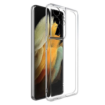 Силиконов кейс MBX 1.8-2mm, За Samsung Galaxy S22 Ultra 5G (S908B), Прозрачен