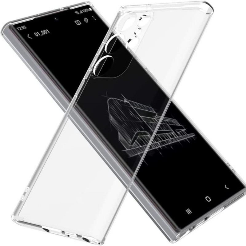 Силиконов кейс MBX 1.8-2mm, За Samsung Galaxy S23 Ultra (S918B), Прозрачен