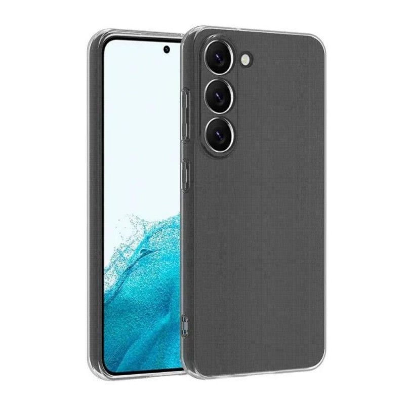 Силиконов кейс MBX 1.8-2mm, За Samsung Galaxy S23 Plus (S916B), Прозрачен