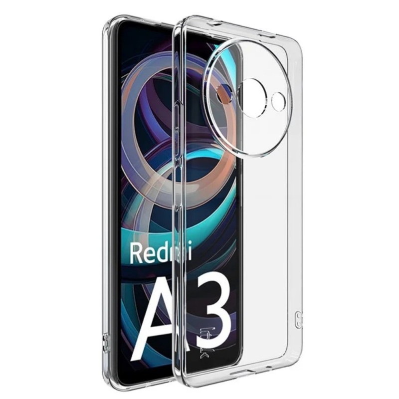 Силиконов кейс MBX 1.8-2mm, За Xiaomi Redmi A3, Прозрачен